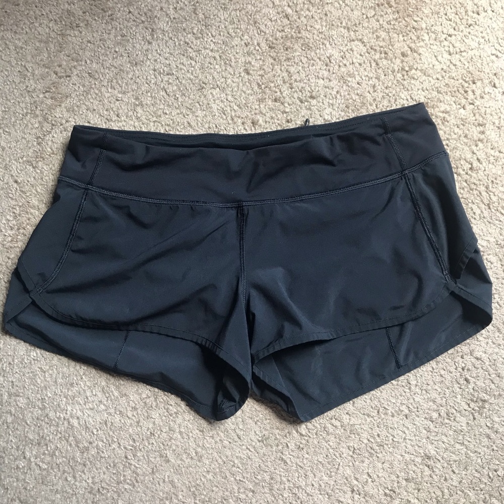 Black Lululemon speed shorts